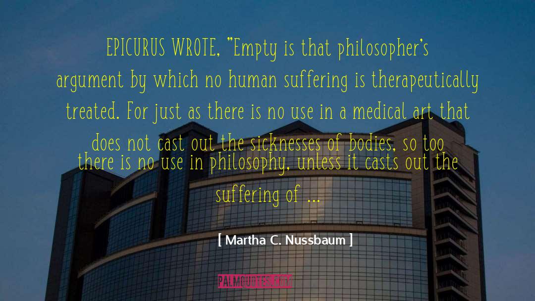 Human Suffering quotes by Martha C. Nussbaum