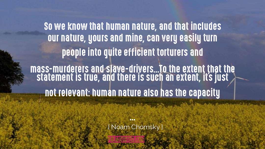Human Suffering quotes by Noam Chomsky