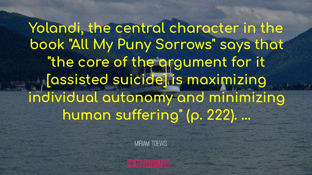 Human Suffering quotes by Miriam Toews