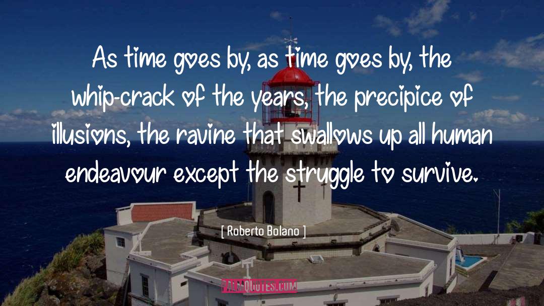 Human Survival Instinct quotes by Roberto Bolano