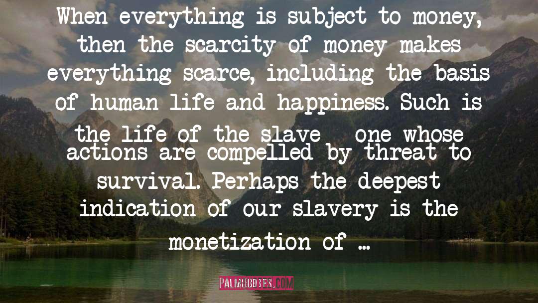 Human Survival Instinct quotes by Charles Eisenstein