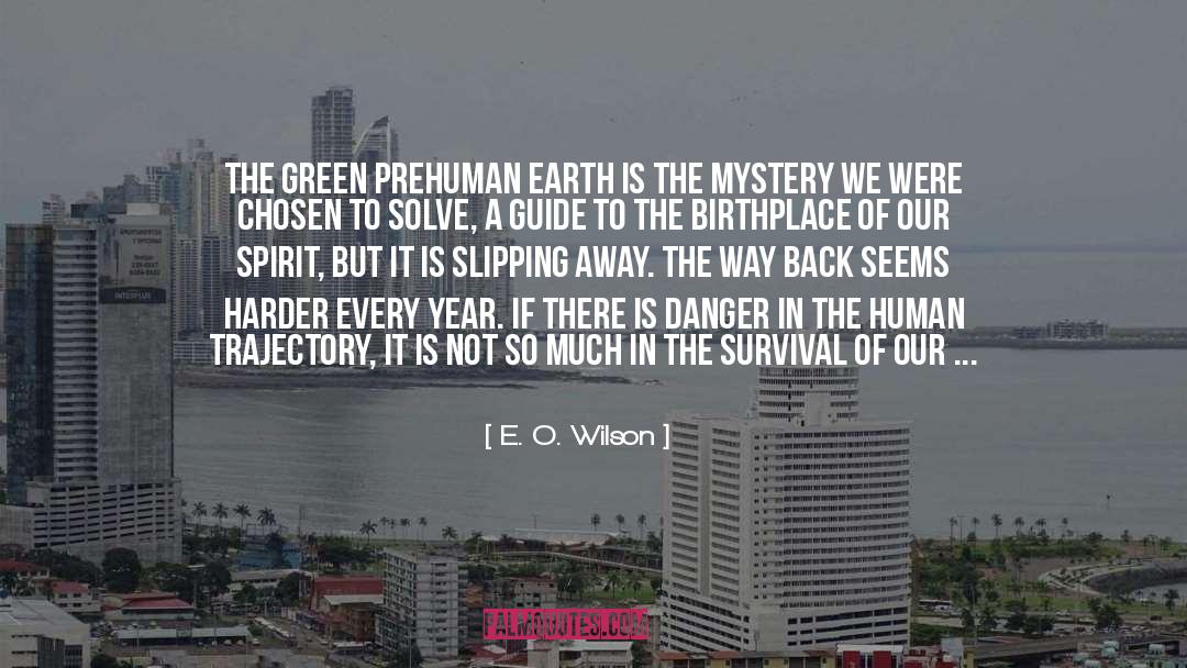 Human Survival Instinct quotes by E. O. Wilson