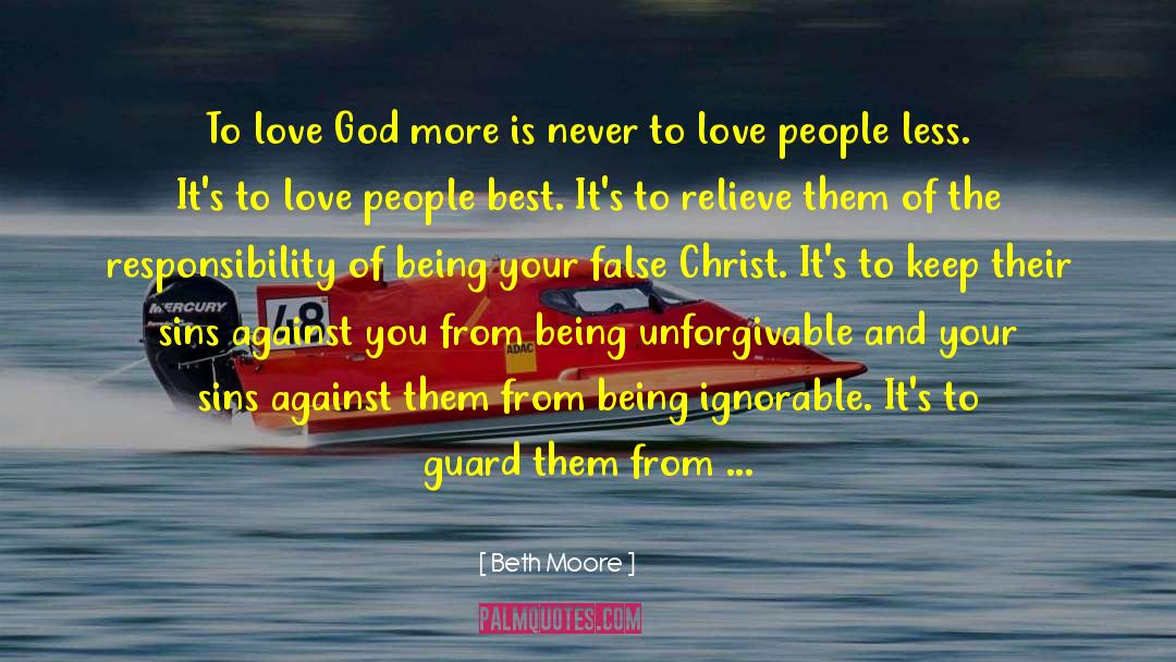 Human Survival Instinct quotes by Beth Moore