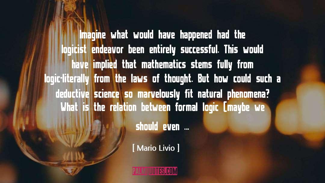 Human Thought Process quotes by Mario Livio