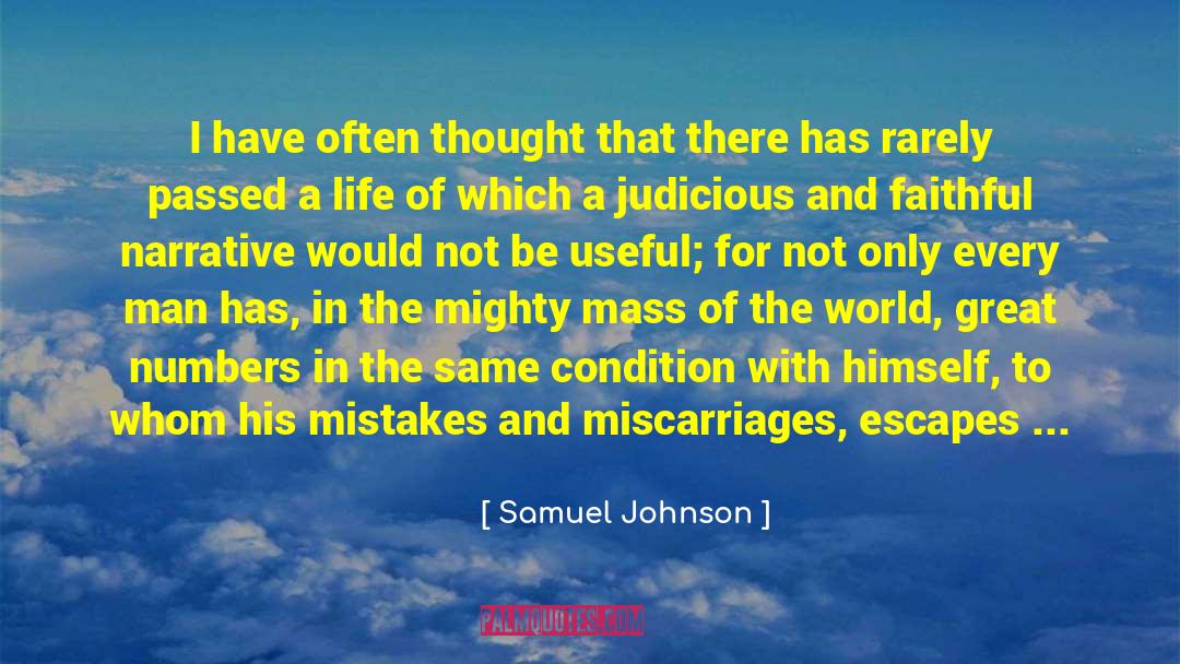 Human Thought Process quotes by Samuel Johnson