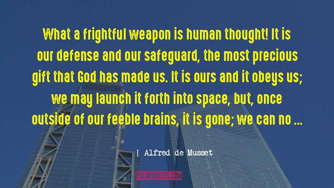 Human Thought quotes by Alfred De Musset