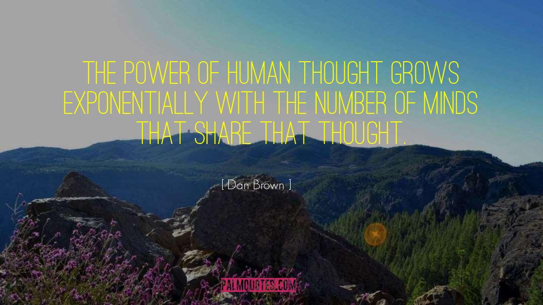 Human Thought quotes by Dan Brown
