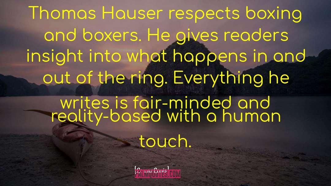 Human Touch quotes by Lennox Lewis