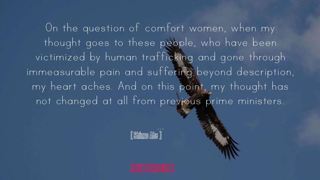 Human Trafficking Bible quotes by Shinzo Abe