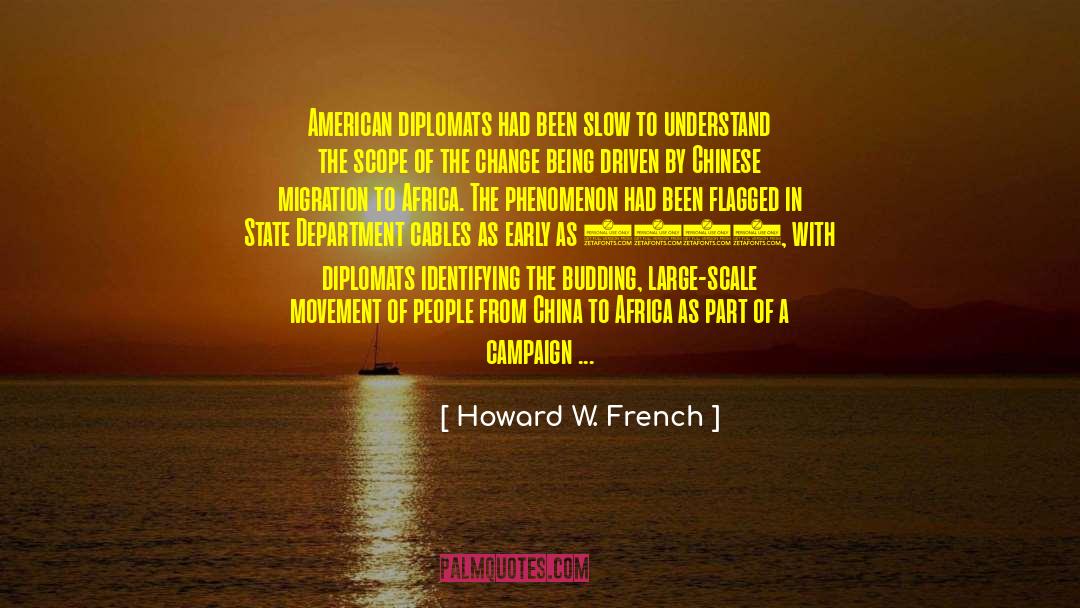 Human Trafficking Romance quotes by Howard W. French