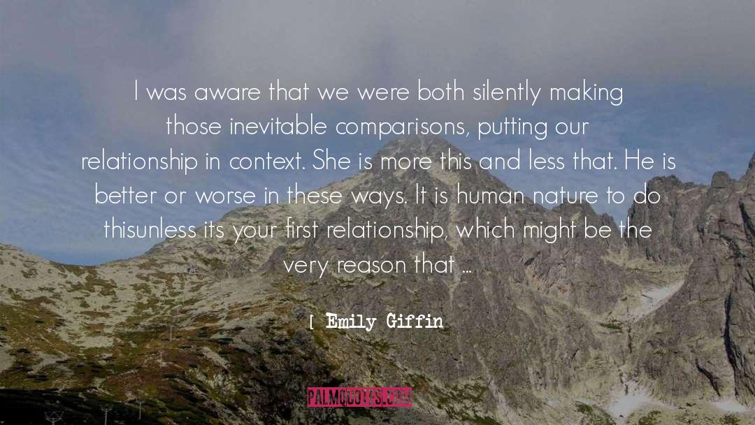 Human Tragedies quotes by Emily Giffin
