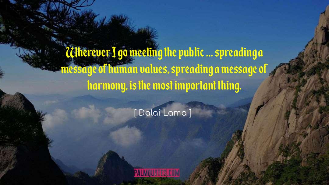 Human Values quotes by Dalai Lama