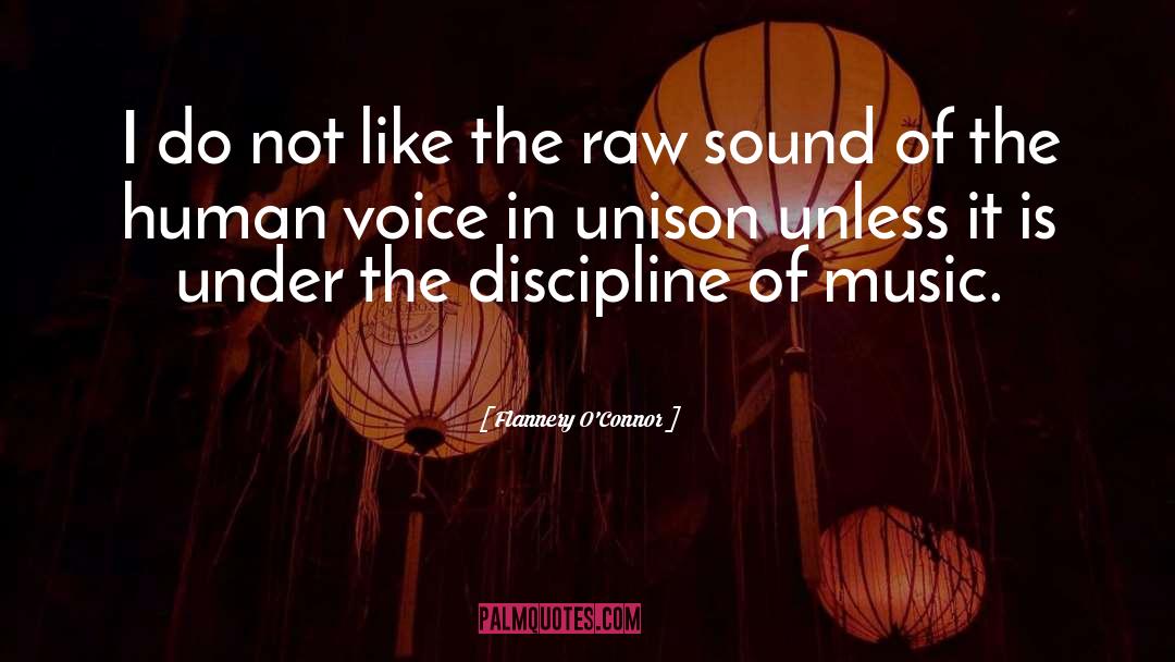 Human Voice quotes by Flannery O'Connor