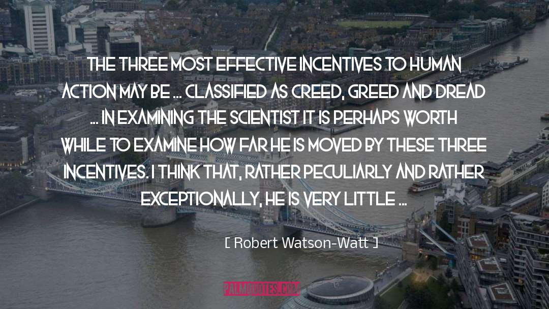 Human Weakness quotes by Robert Watson-Watt