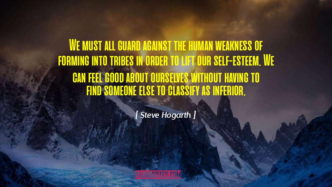 Human Weakness quotes by Steve Hogarth