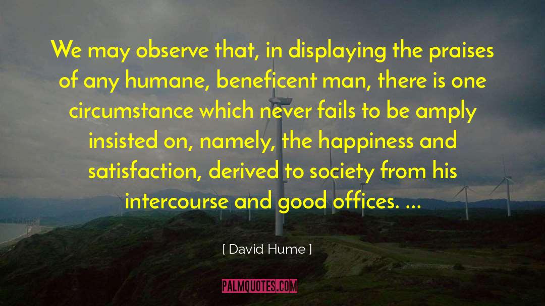 Humane Labels quotes by David Hume