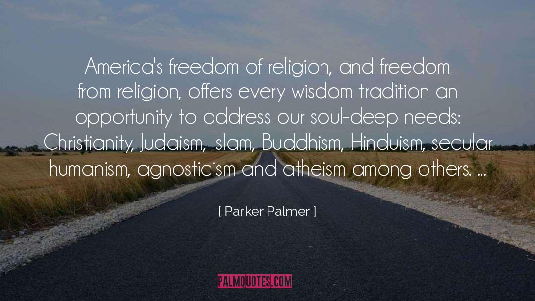 Humanism quotes by Parker Palmer