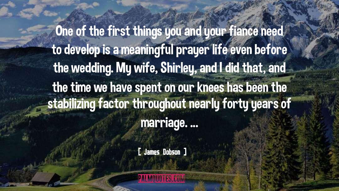Humanist Wedding quotes by James Dobson