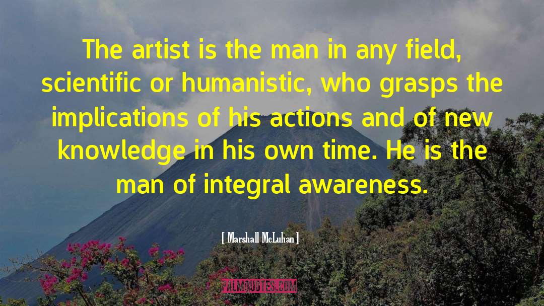 Humanistic quotes by Marshall McLuhan