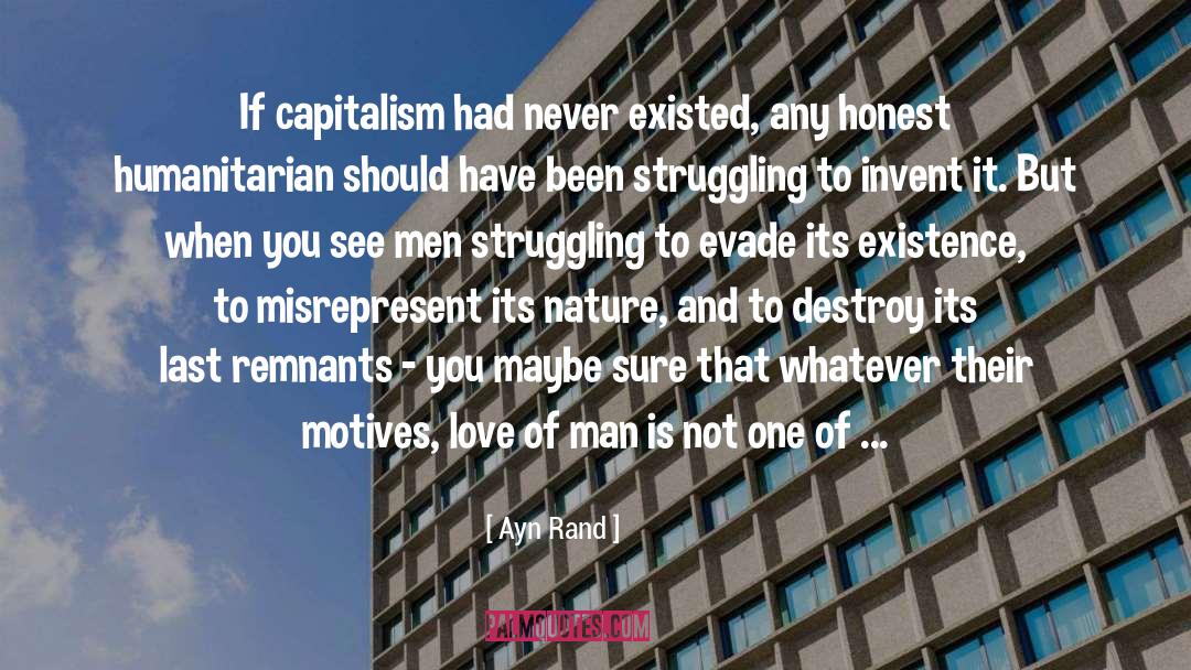Humanitarian quotes by Ayn Rand
