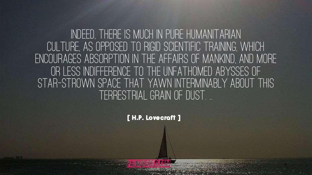 Humanitarian quotes by H.P. Lovecraft