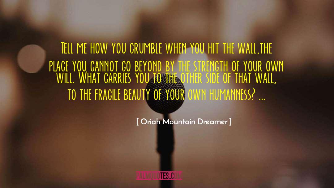 Humanness Is quotes by Oriah Mountain Dreamer