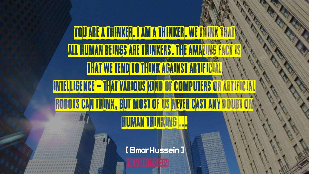 Humanoid Robot quotes by Elmar Hussein