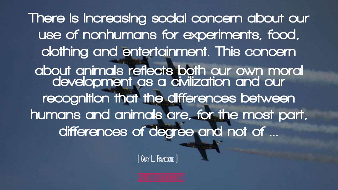 Humans And Animals quotes by Gary L. Francione