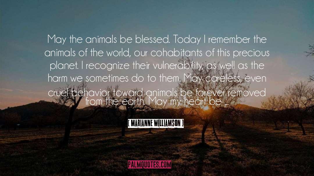 Humans And Animals quotes by Marianne Williamson