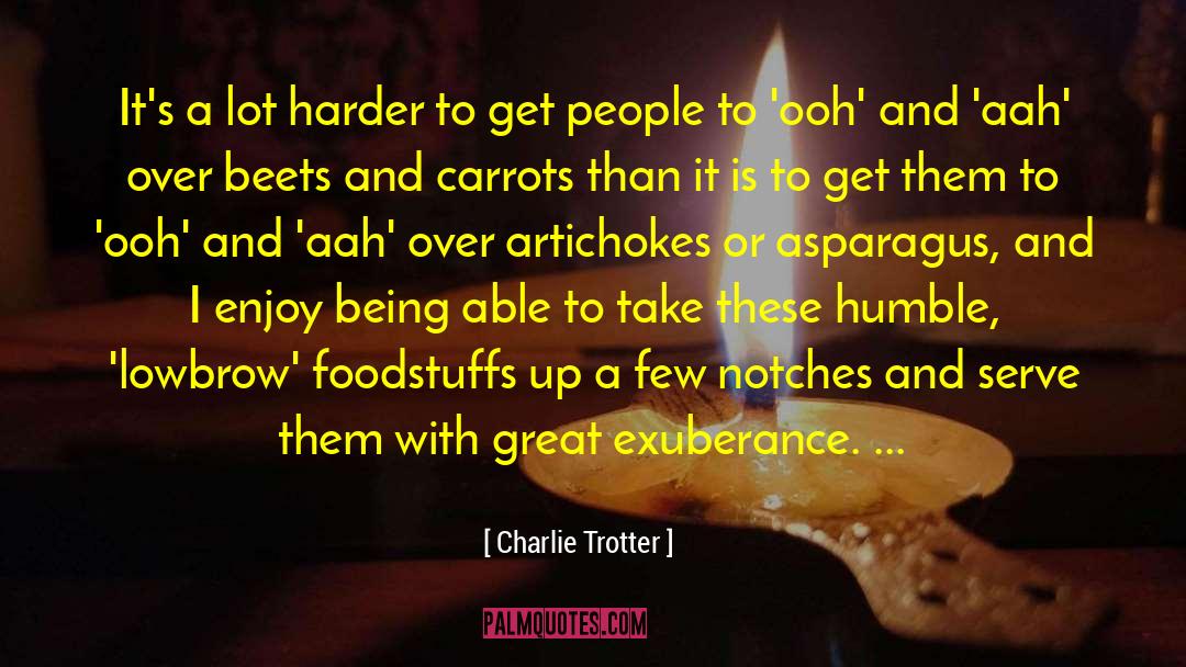 Humble Ambitions quotes by Charlie Trotter