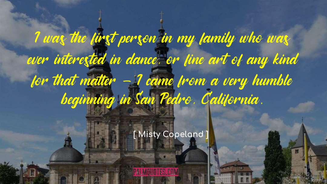 Humble Beginning quotes by Misty Copeland