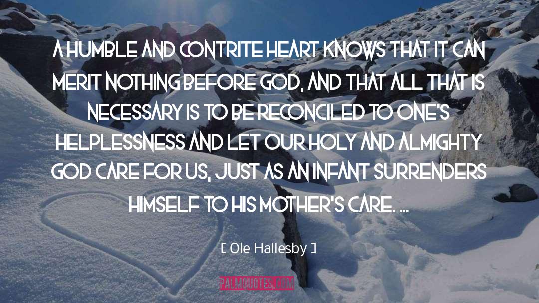 Humble Heart quotes by Ole Hallesby