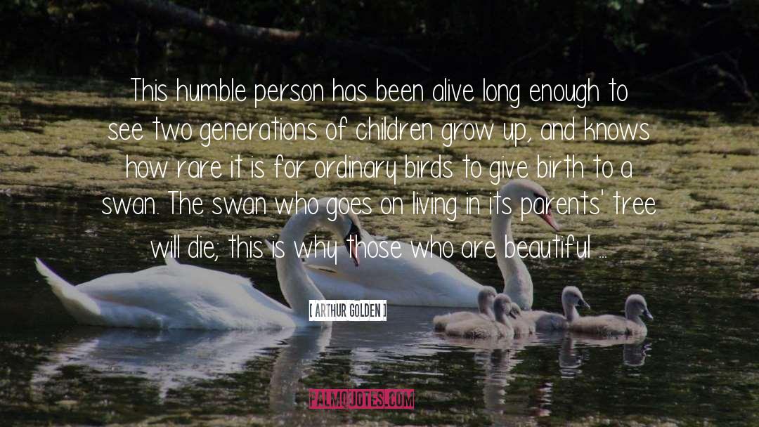 Humble Person quotes by Arthur Golden
