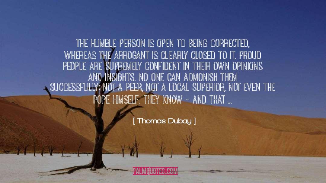 Humble Person quotes by Thomas Dubay