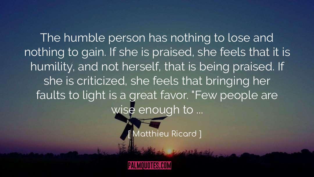 Humble Person quotes by Matthieu Ricard