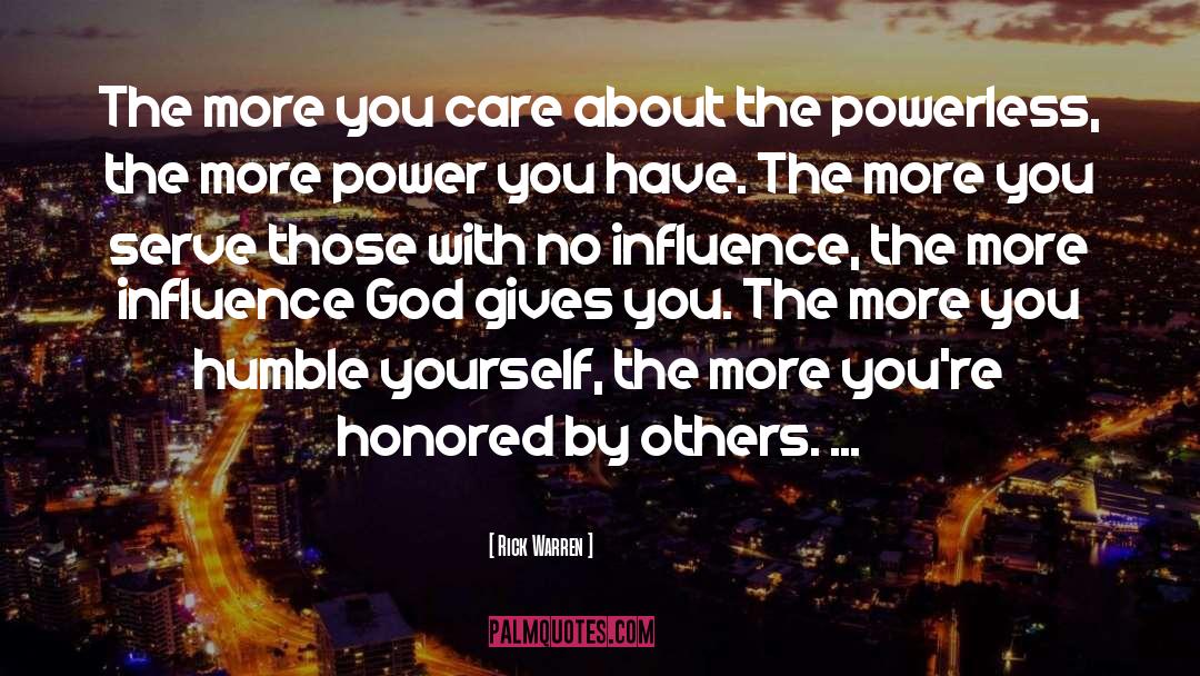 Humble Yourself quotes by Rick Warren