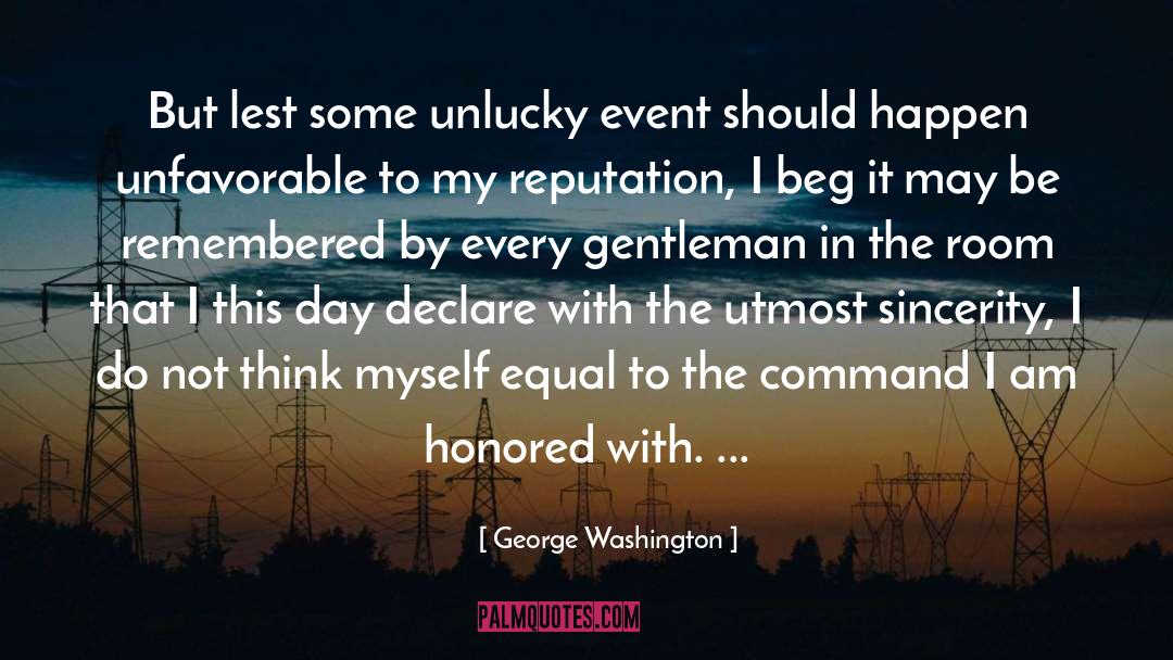 Humbleness quotes by George Washington