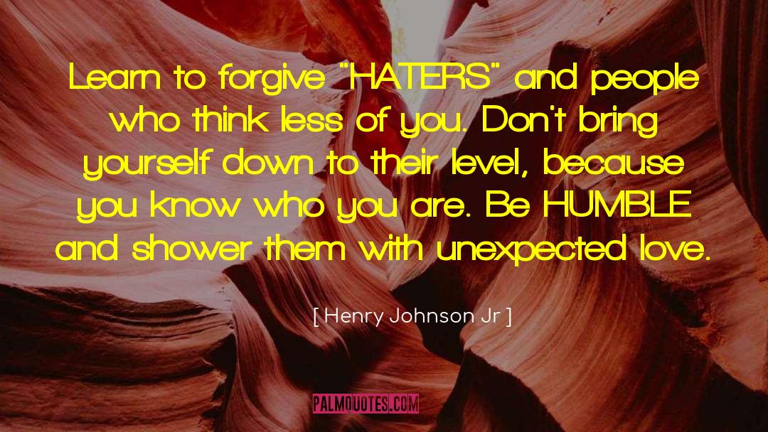 Humbleness quotes by Henry Johnson Jr