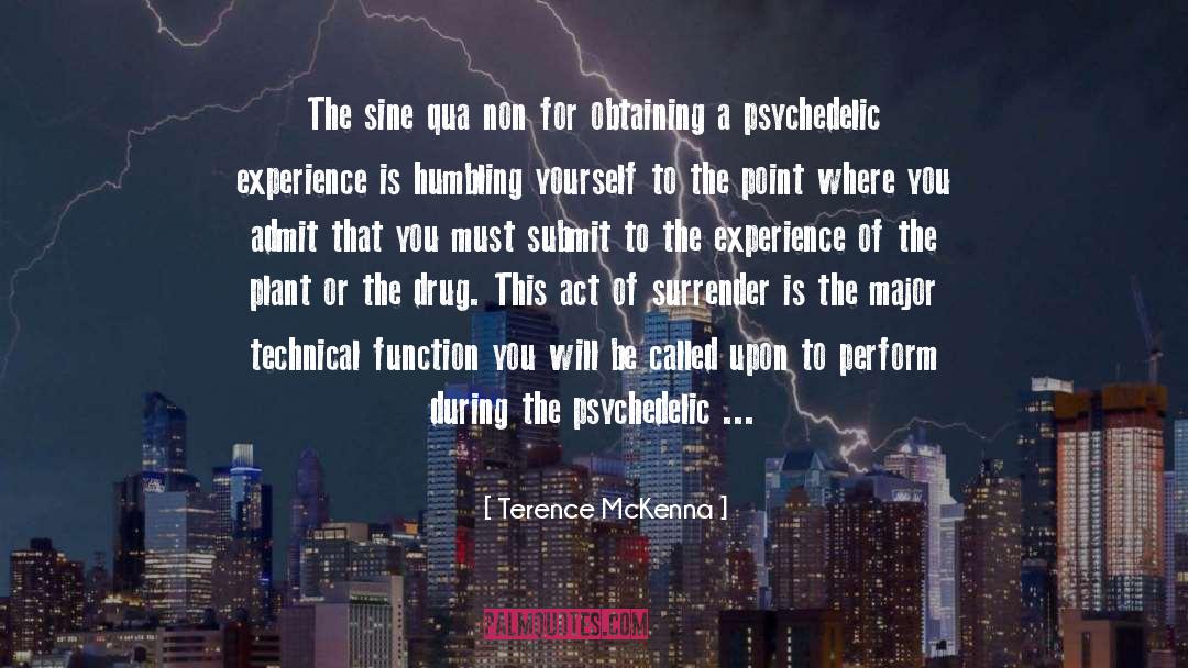 Humbling quotes by Terence McKenna