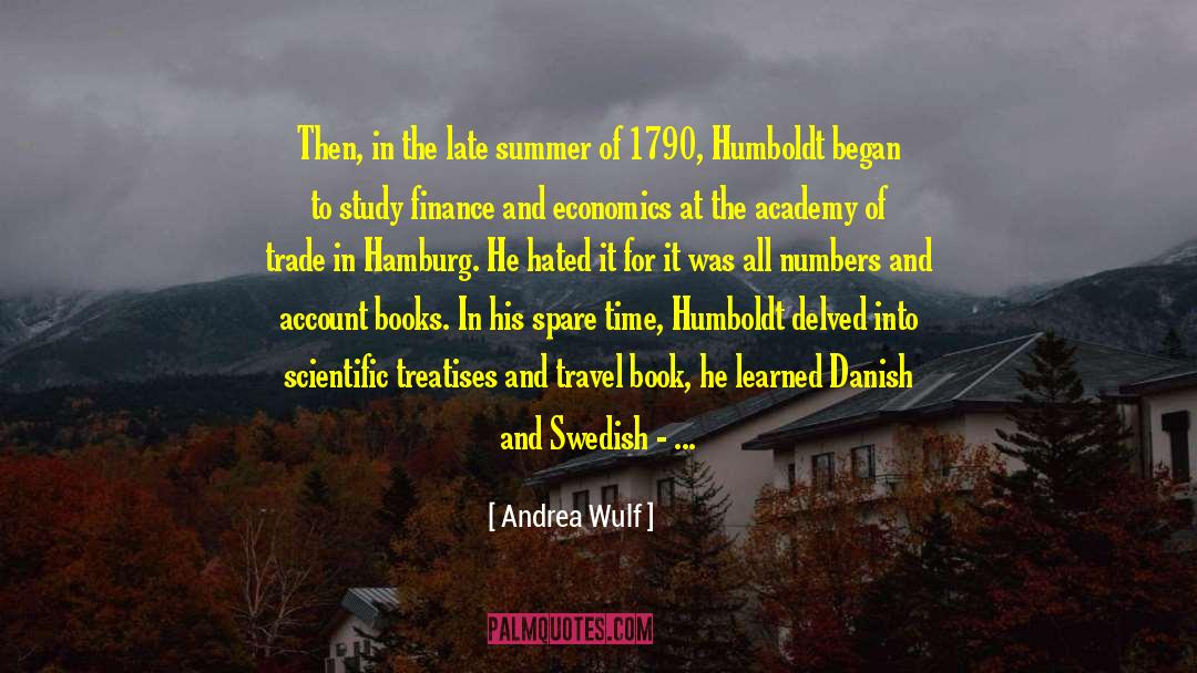 Humboldt quotes by Andrea Wulf