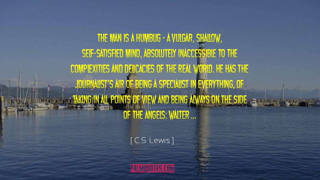 Humbug Marina quotes by C.S. Lewis