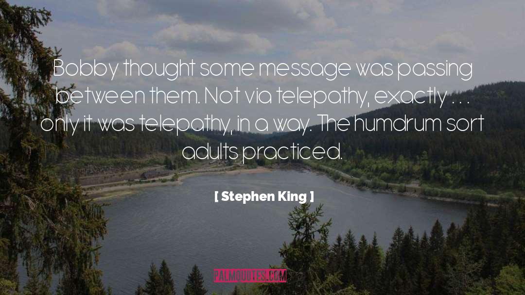 Humdrum quotes by Stephen King