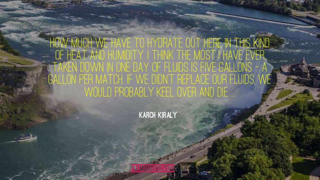 Humidity quotes by Karch Kiraly