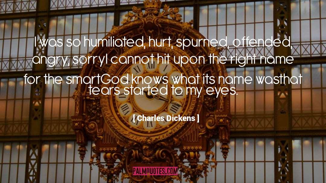 Humiliated quotes by Charles Dickens