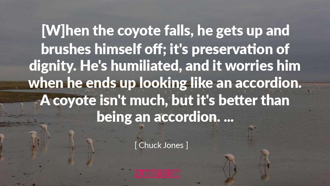 Humiliated quotes by Chuck Jones