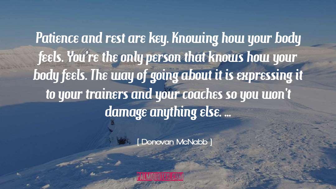 Humility And Patience quotes by Donovan McNabb