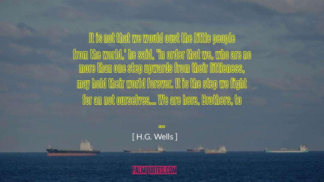 Humility In Greatness quotes by H.G. Wells