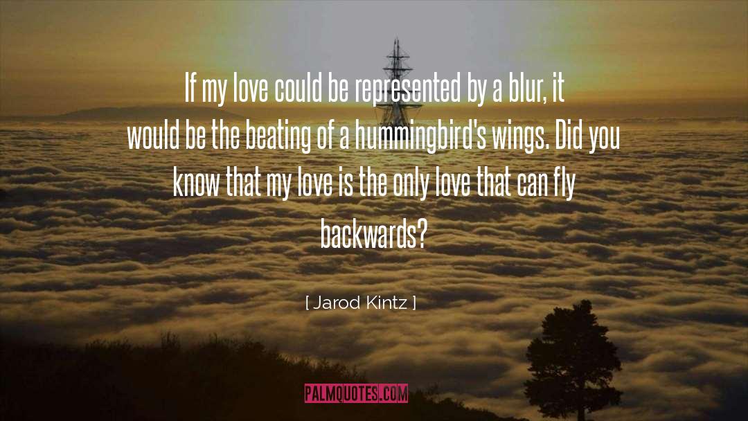Hummingbirds quotes by Jarod Kintz