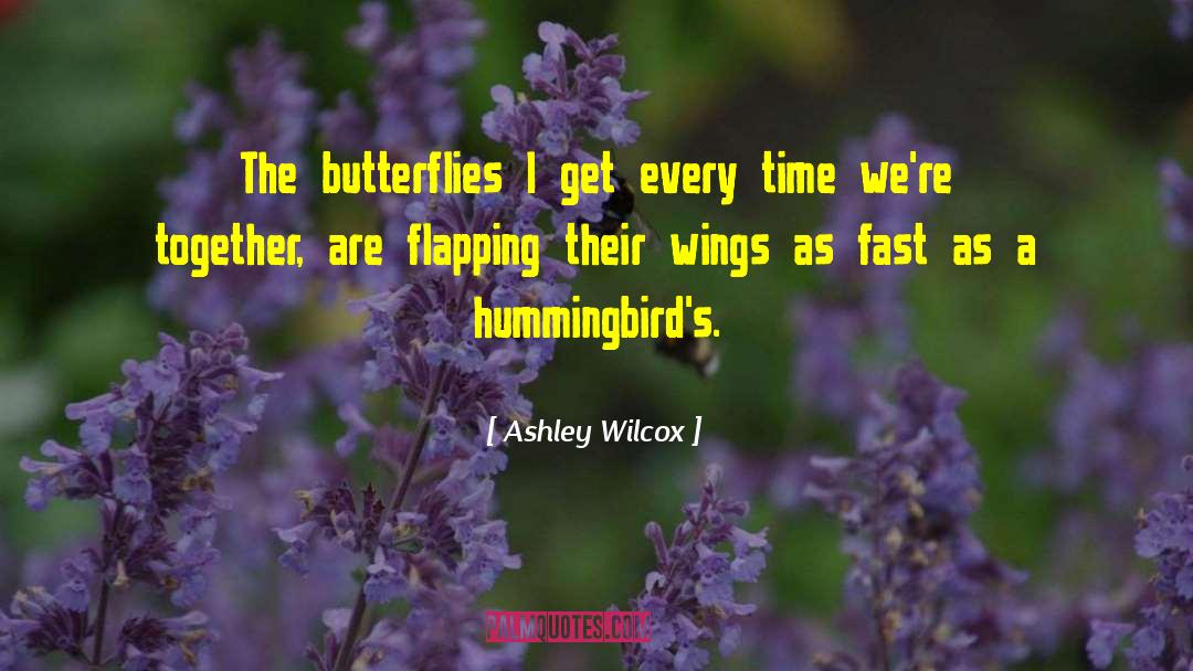 Hummingbirds quotes by Ashley Wilcox