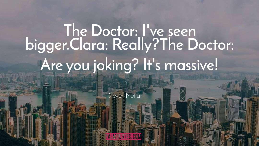 Humor Banter quotes by Steven Moffat